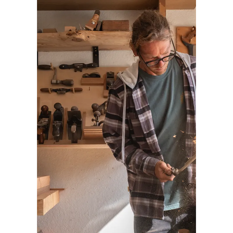 Instinct Mens Shirt Idyllwild Hooded Flannel