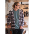 Instinct Mens Shirt Idyllwild Hooded Flannel