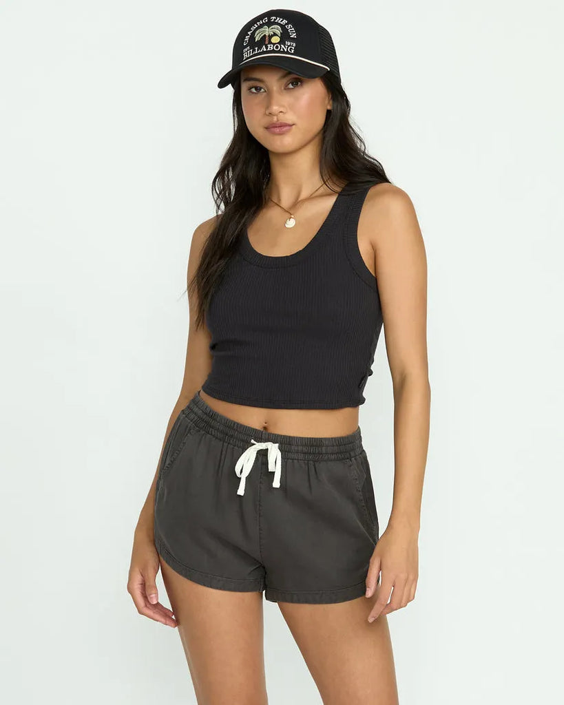 Billabong Womens Shorts Road Trippin Elastic Waist