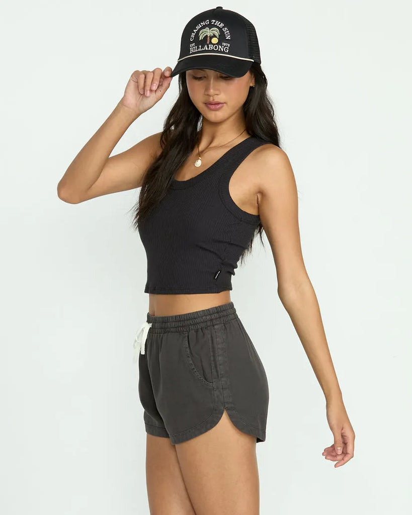 Billabong Womens Shorts Road Trippin Elastic Waist