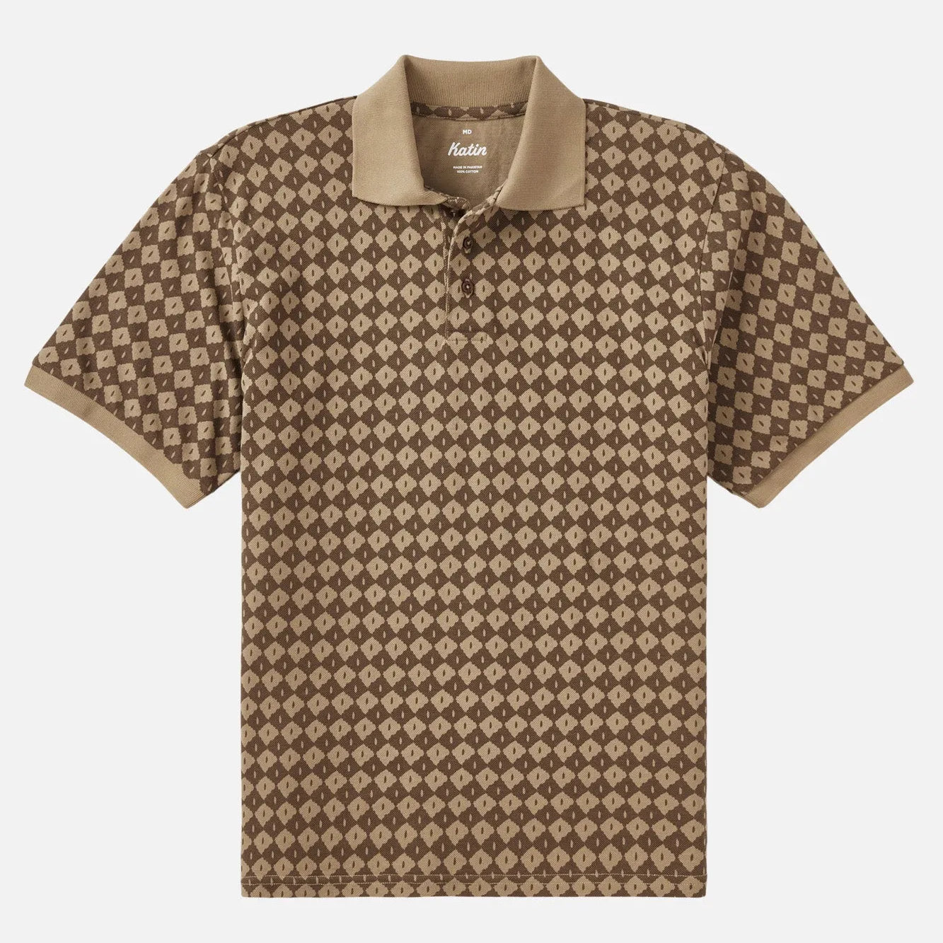Katin Mens Knit Check Polo