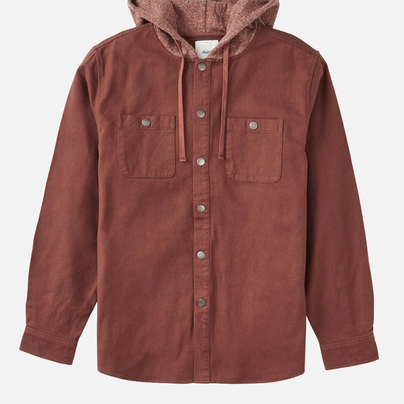 Katin Mens Shirt Harold Hooded Flannel