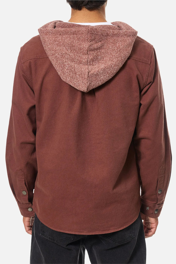 Katin Mens Shirt Harold Hooded Flannel