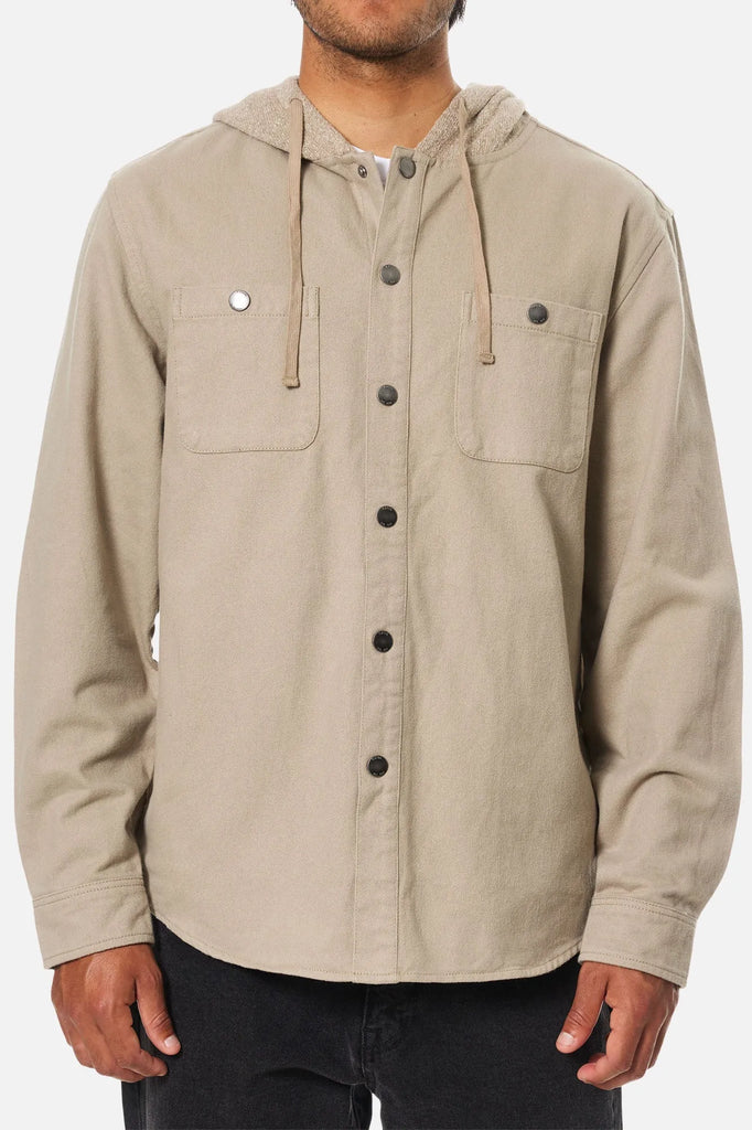 Katin Mens Shirt Harold Hooded Flannel