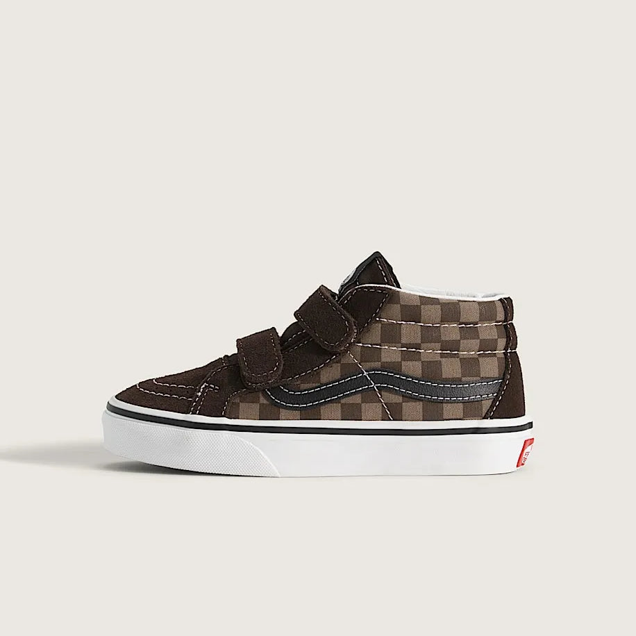 Vans Kids Shoes Little Kids Sk8-Mid V Checkerboard