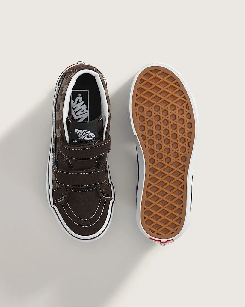 Vans Kids Shoes Little Kids Sk8-Mid V Checkerboard