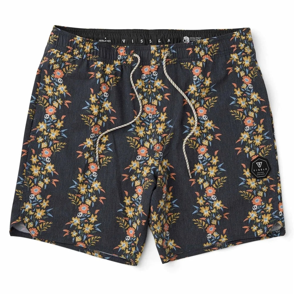 Vissla Mens Boardshorts Voodoo Vines 16.5" Ecolastic
