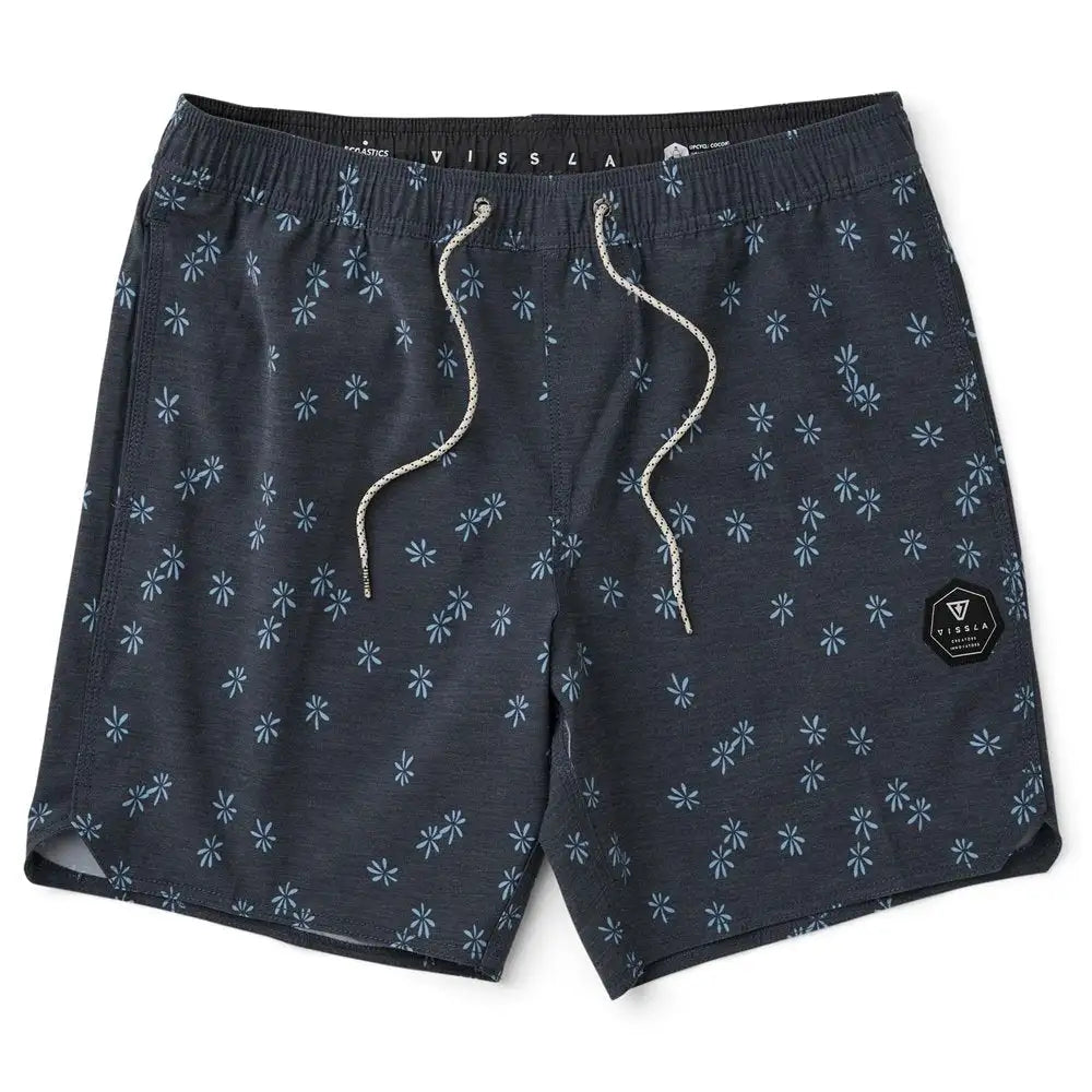 Vissla Mens Boardshorts In Bloom 16.5" Ecolastic