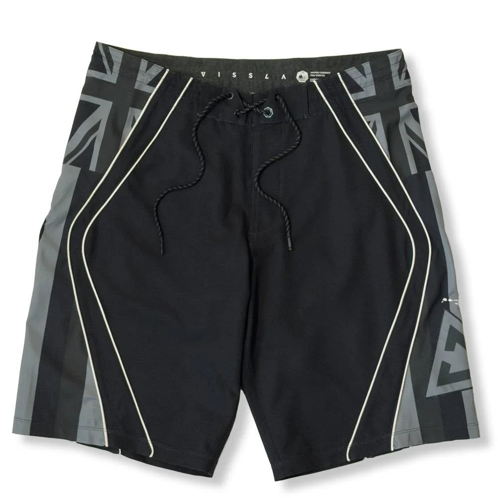 Vissla Mens Boardshorts Black Widow Hawaii 21"