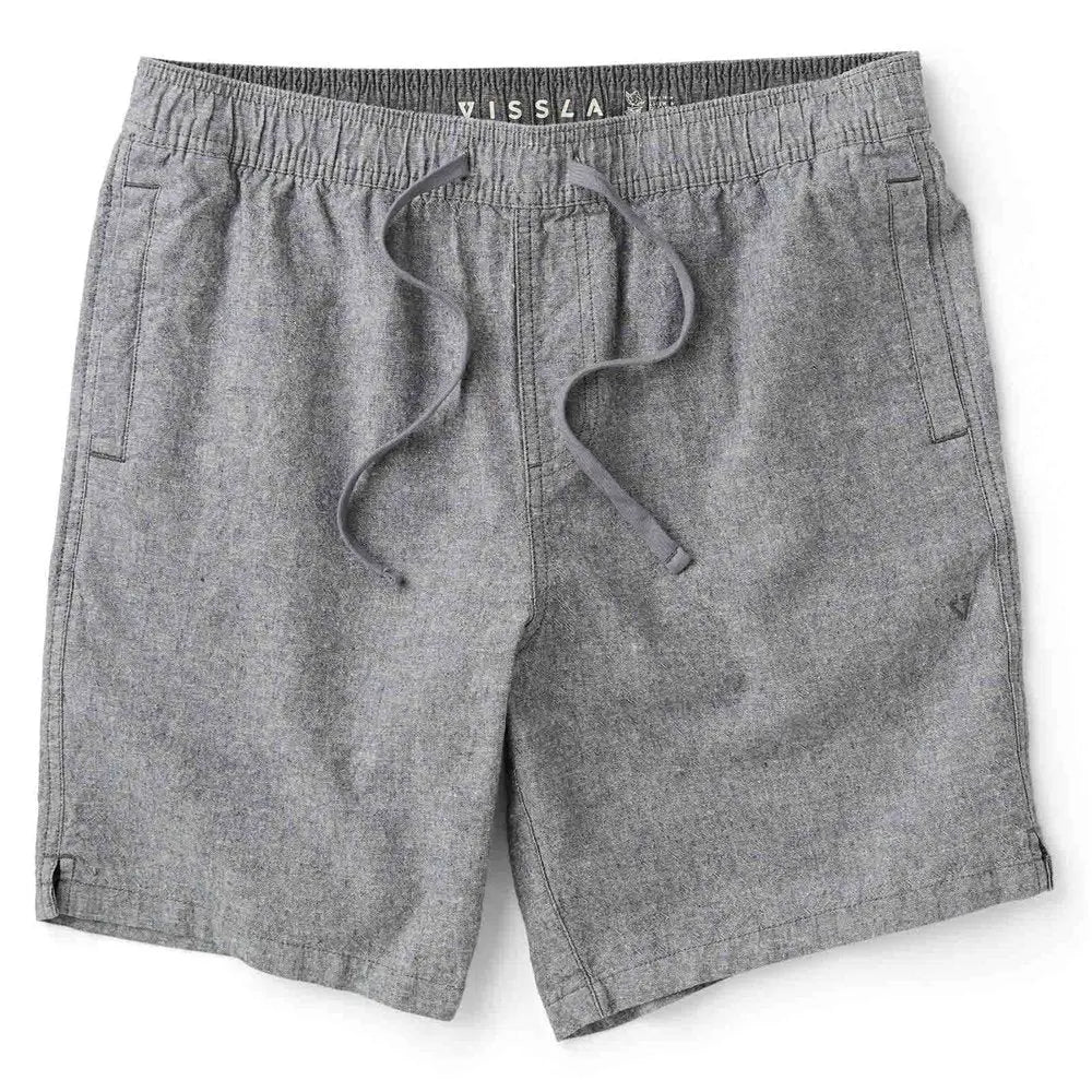 Vissla Mens Shorts Rails Linen 18" Elastic