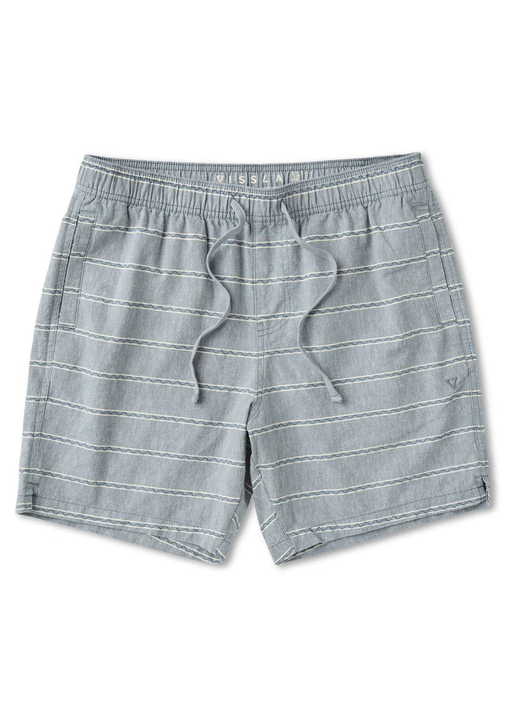 Vissla Mens Shorts J. Linen Stripe Elastic Eco 18