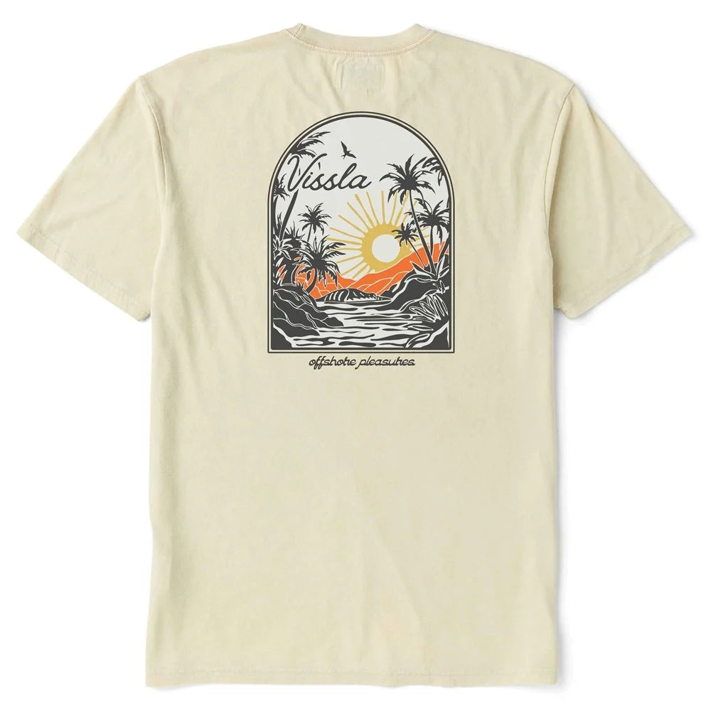 Vissla Mens Shirt Sunset Shadows Cosmic Wash
