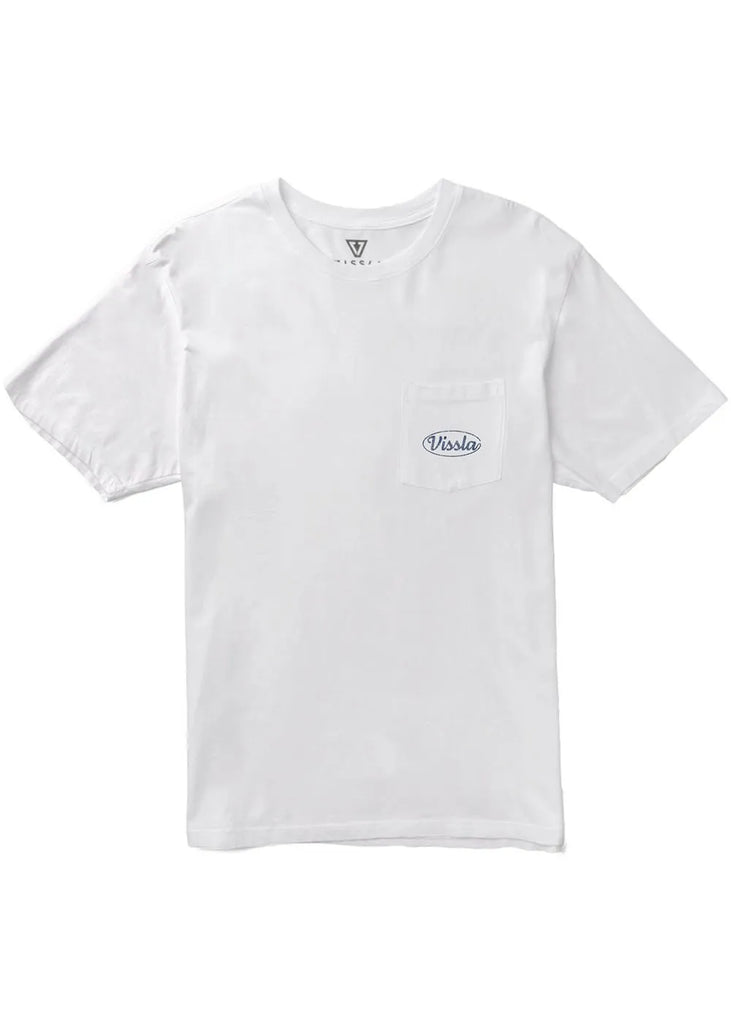 Vissla Mens Shirt Shred Services Premium Organic Pocket Tee