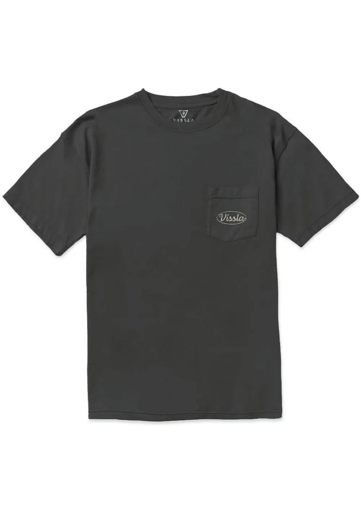 Vissla Mens Shirt Shred Services Premium Organic Pocket Tee