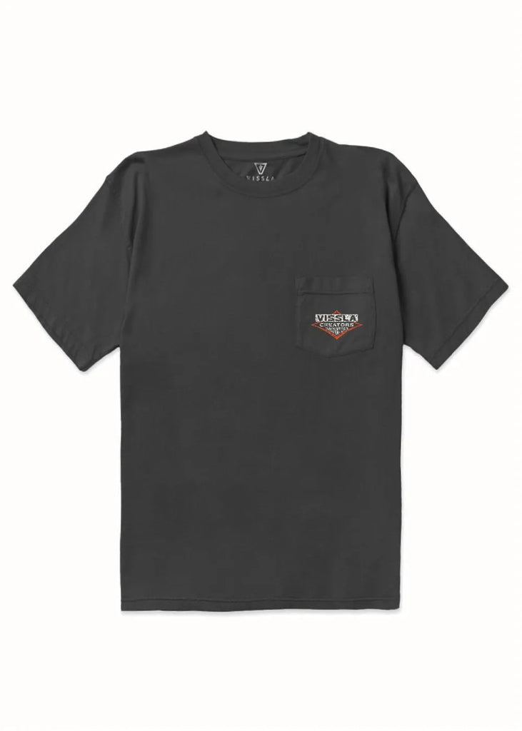 Vissla Mens Shirt Beast Premium Organic Pocket Tee
