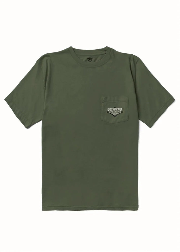 Vissla Mens Shirt Beast Premium Organic Pocket Tee