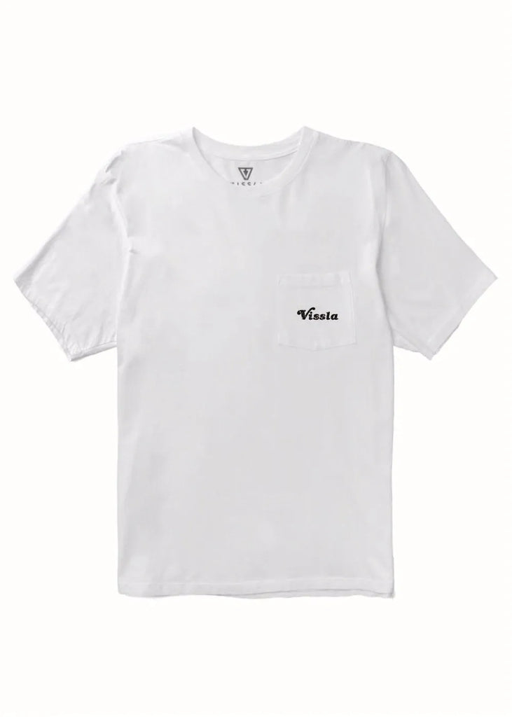 Vissla Mens Shirt Caught Inside Premium Organic Pocket Tee