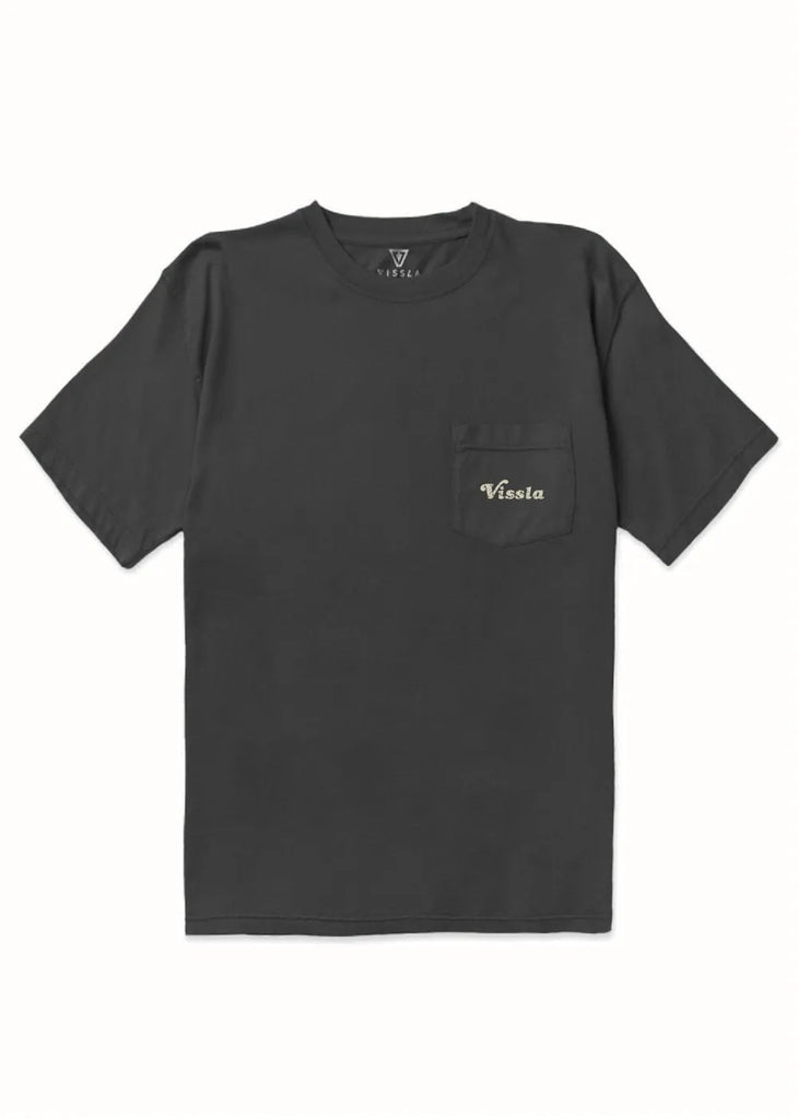 Vissla Mens Shirt Caught Inside Premium Organic Pocket Tee