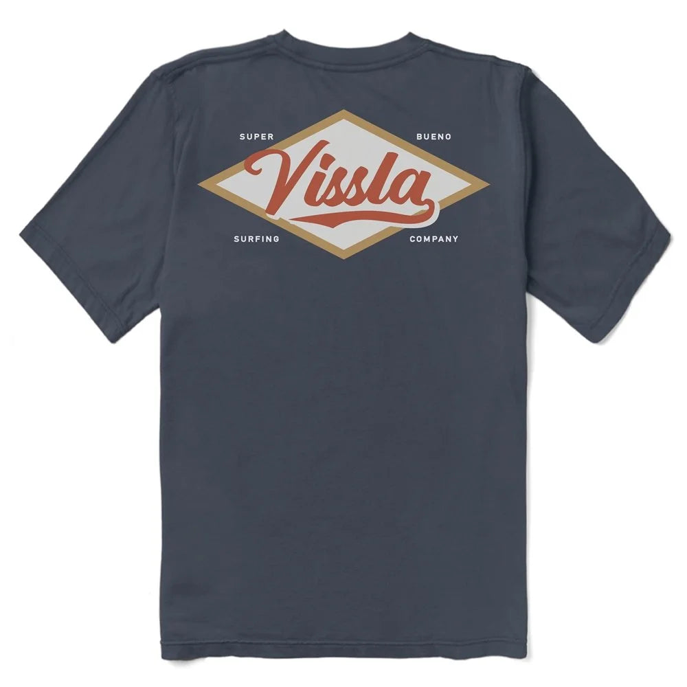Vissla Mens Shirt Corners Organic Pocket Tee