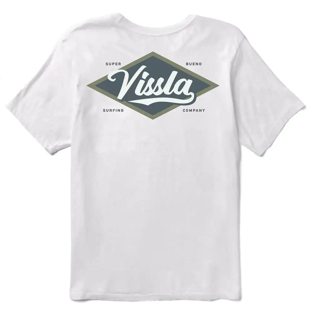 Vissla Mens Shirt Corners Organic Pocket Tee