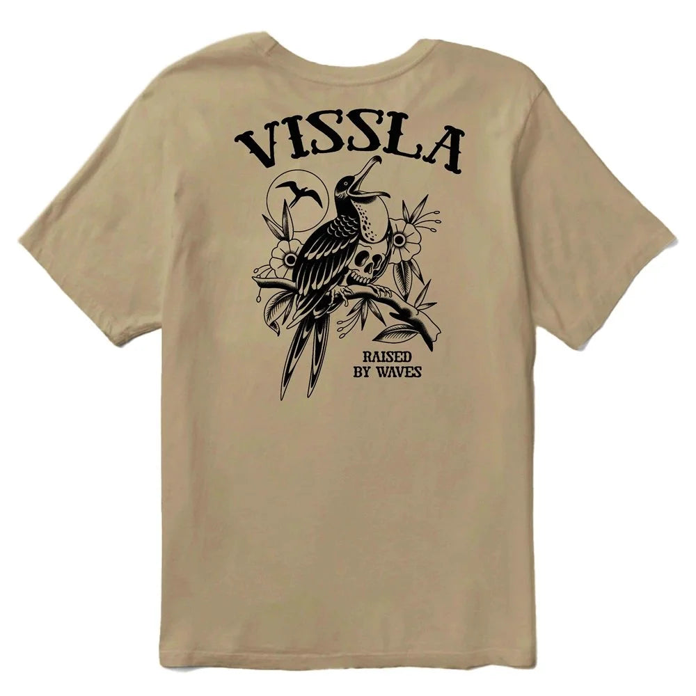 Vissla Mens Shirt Island Bird Organic Pocket Tee