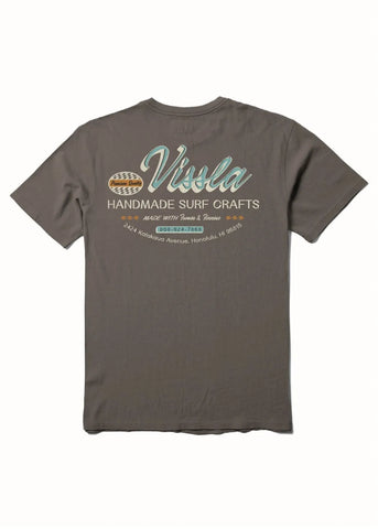 Vissla Mens Shirt Handmade Pocket Tee