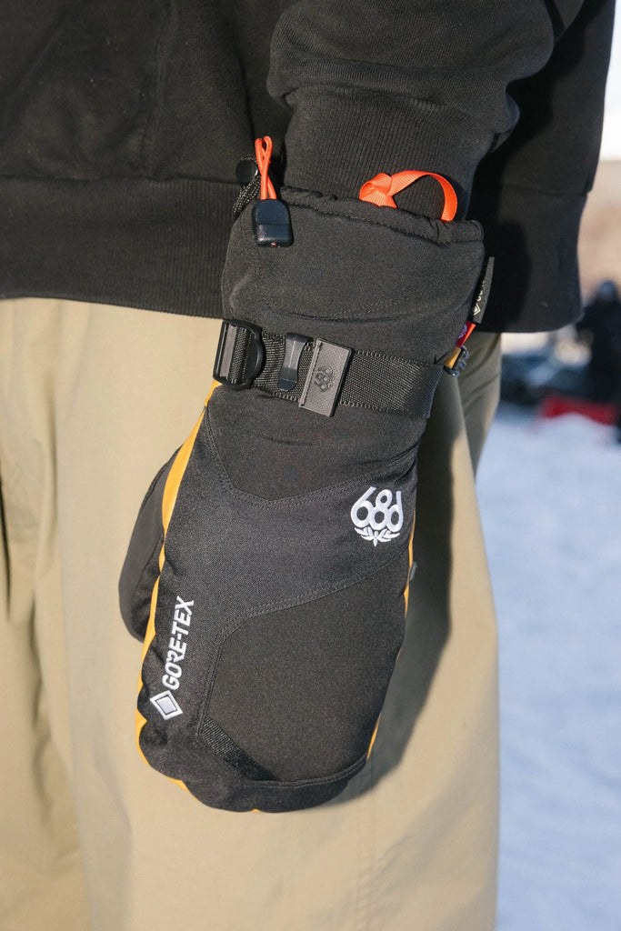 686 Mens Mittens GORE-TEX Leather Linear Mitt