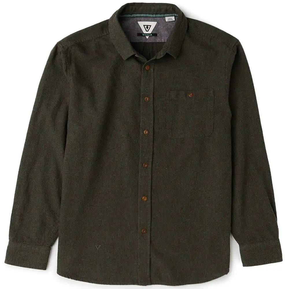Vissla Mens Shirt Go To Lightweight Eco Flannel