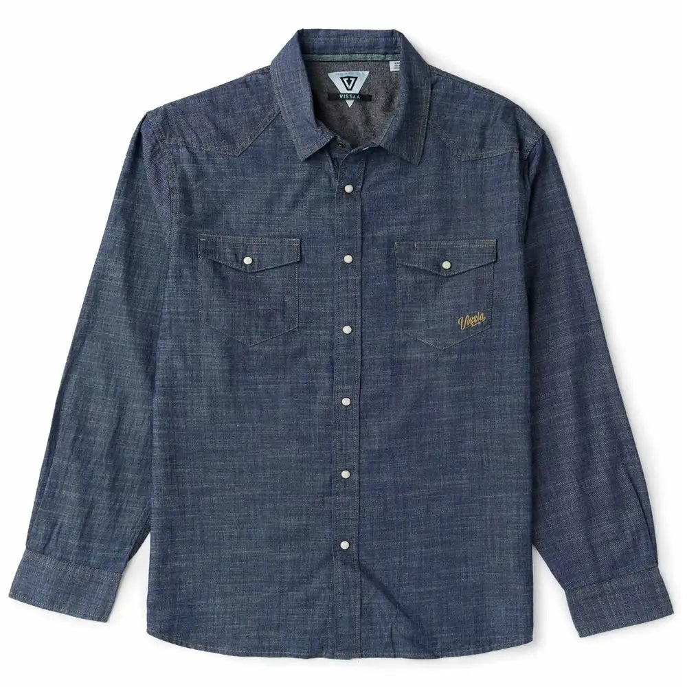 Vissla Mens Shirt Jay Bay Denim