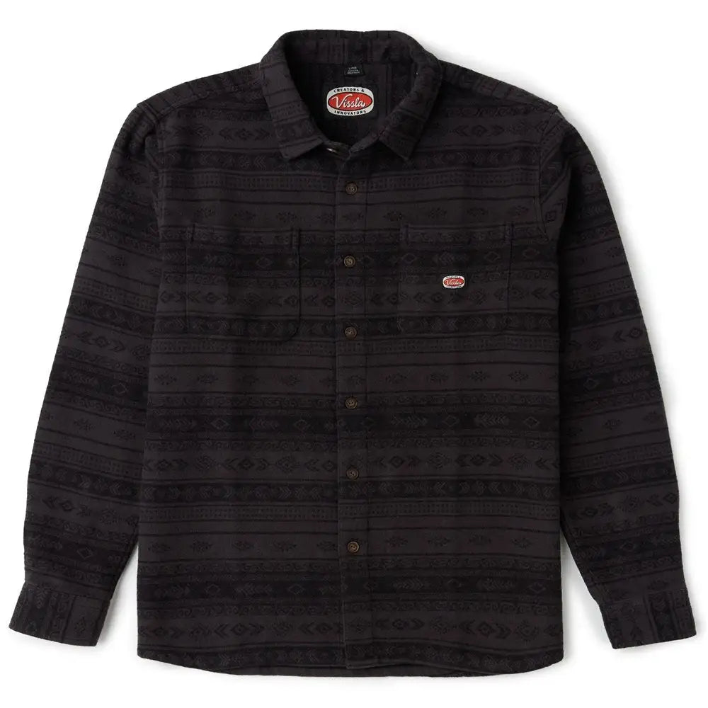 Vissla Mens Shirt Vadim Jacquard Eco Flannel
