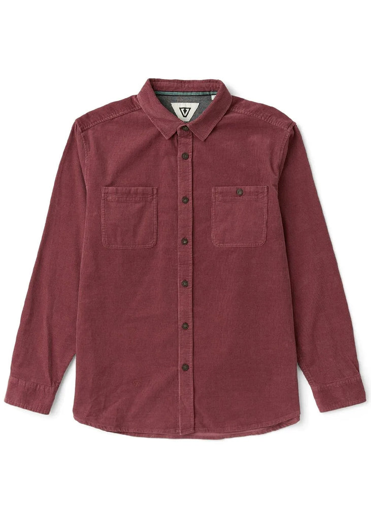 Vissla Mens Shirt Rails Cord Long Sleeve
