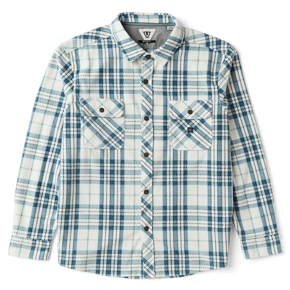 Vissla Mens Shirt Eco-Zy Long Sleeve Polar Flannel