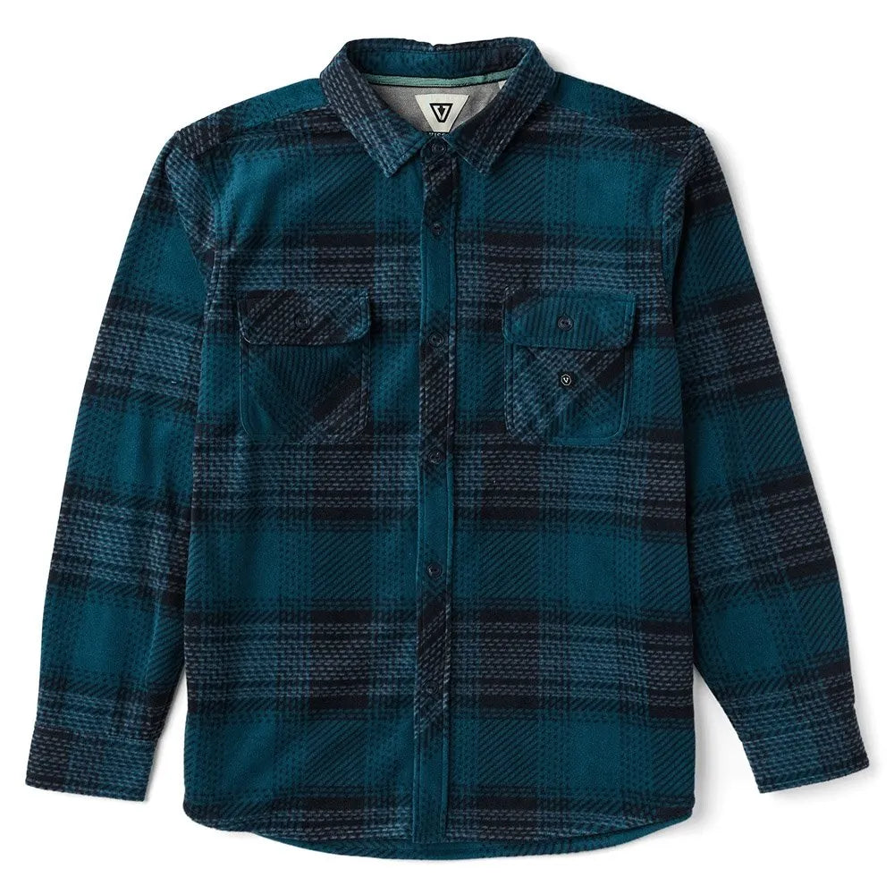 Vissla Mens Shirt Eco-Zy Long Sleeve Polar Flannel
