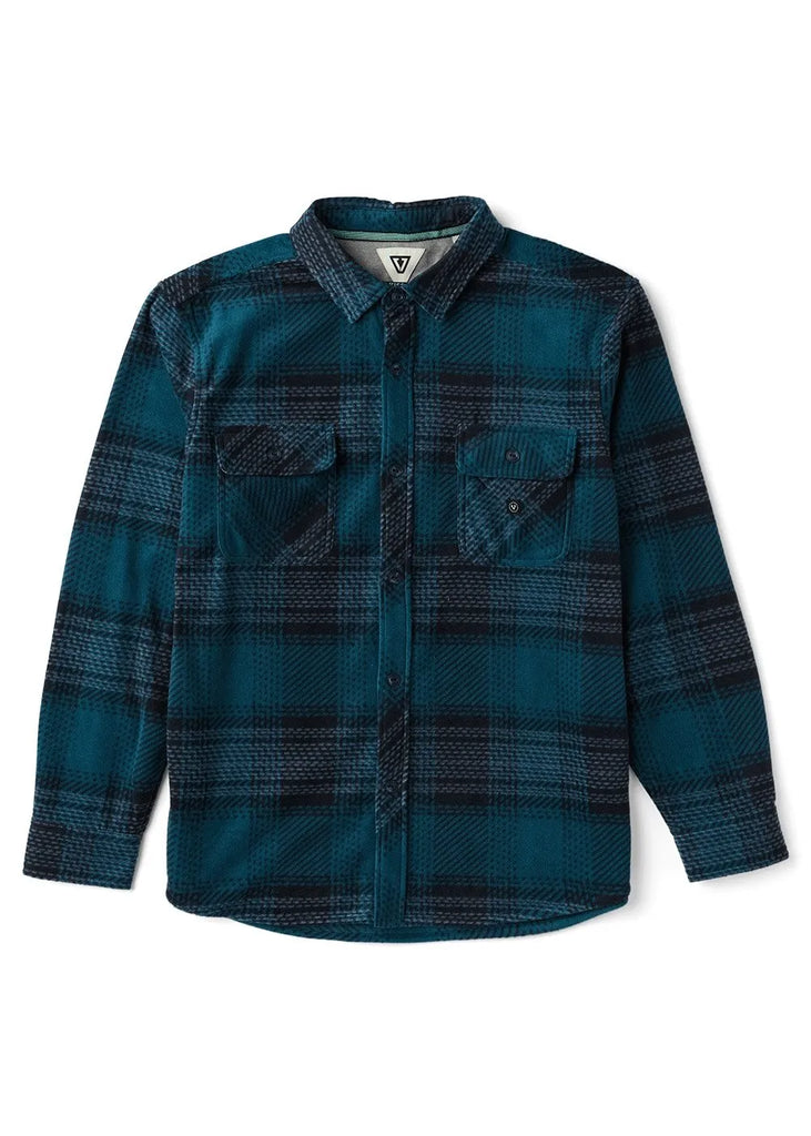 Vissla Mens Shirt Eco-Zy Long Sleeve Polar Flannel