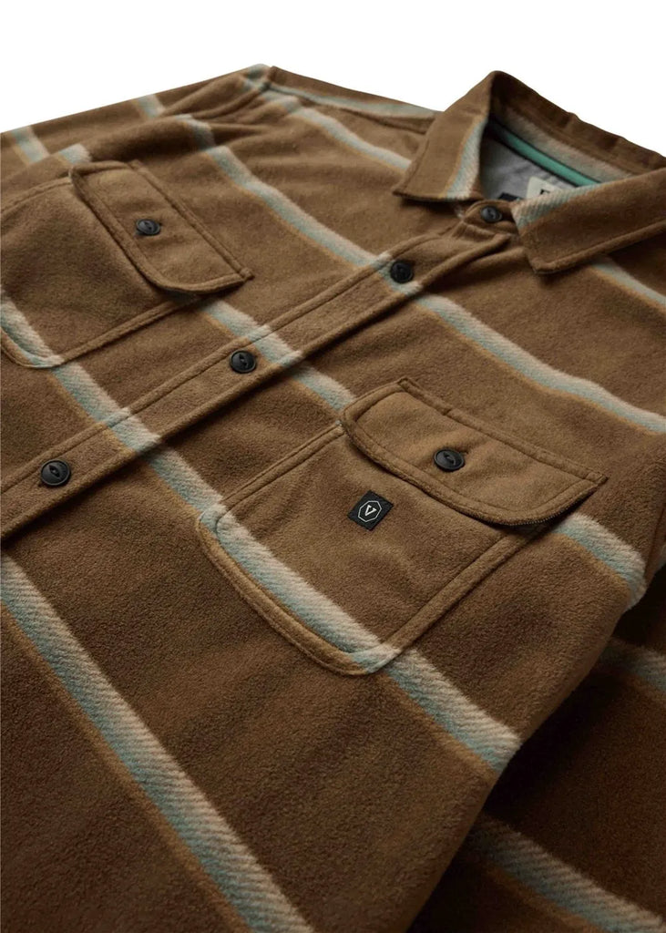 Vissla Mens Shirt Eco-Zy Long Sleeve Polar Flannel