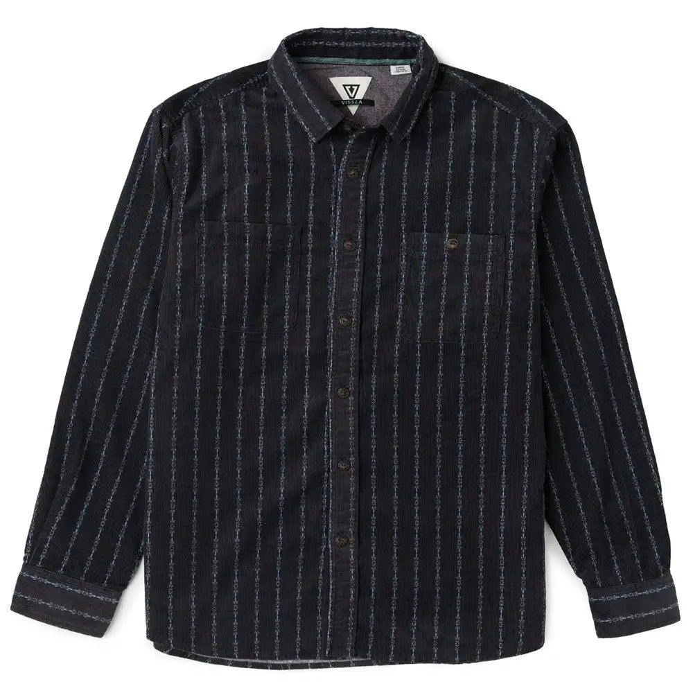 Vissla Mens Shirt Rails Cord Printed Eco Long Sleeve