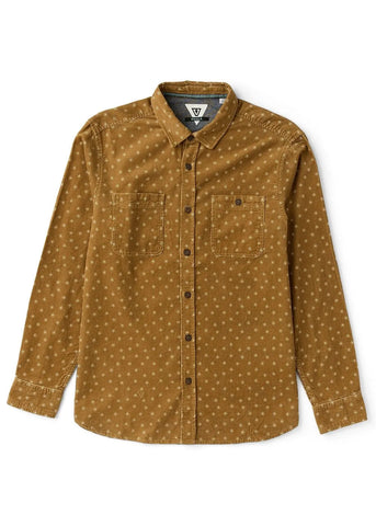 Vissla Mens Shirt Rails Cord Printed Eco Long Sleeve
