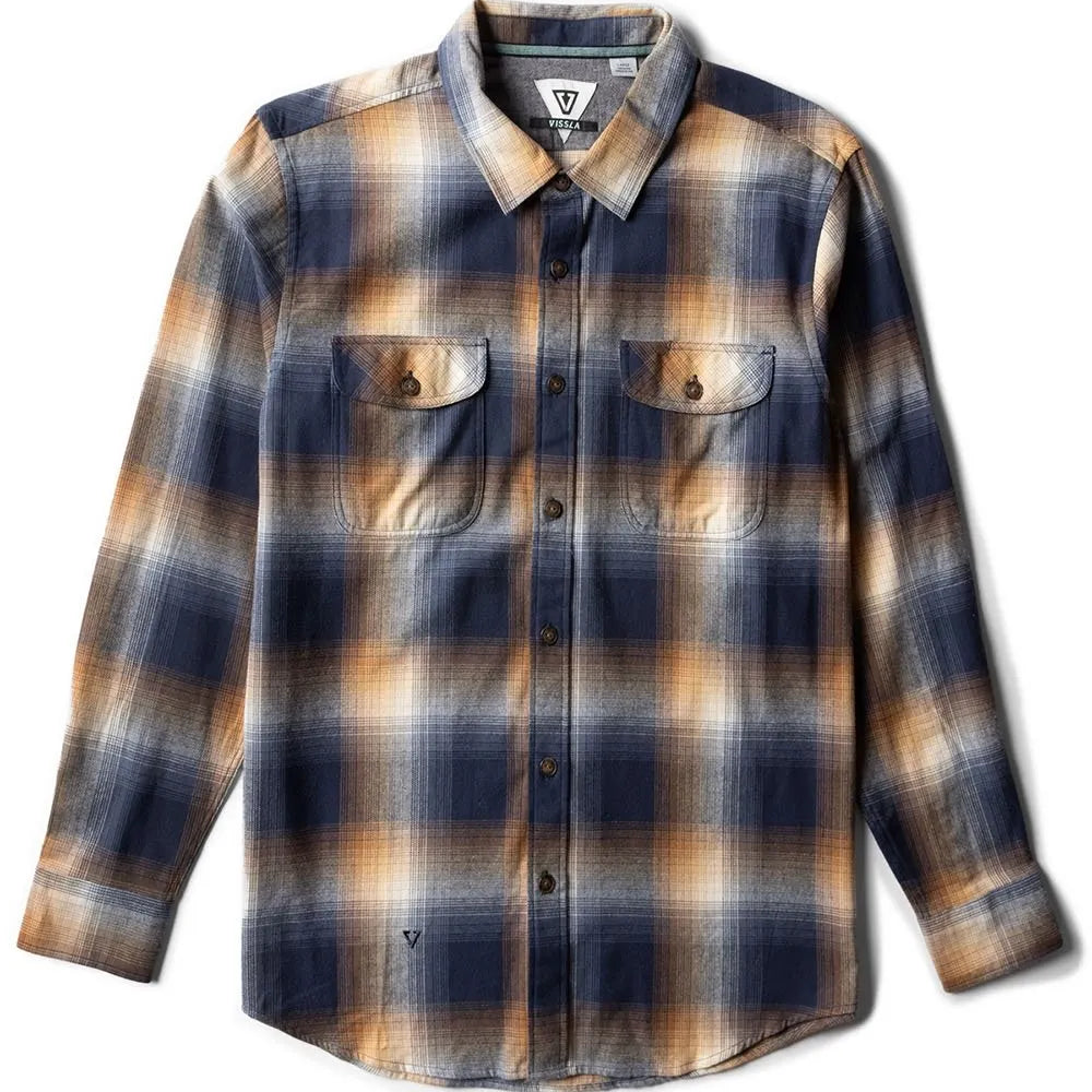 Vissla Mens Shirt Central Coast Eco Ls Flannel