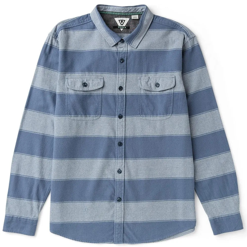 Vissla Mens Shirt Central Coast Eco Long Sleeve Flannel