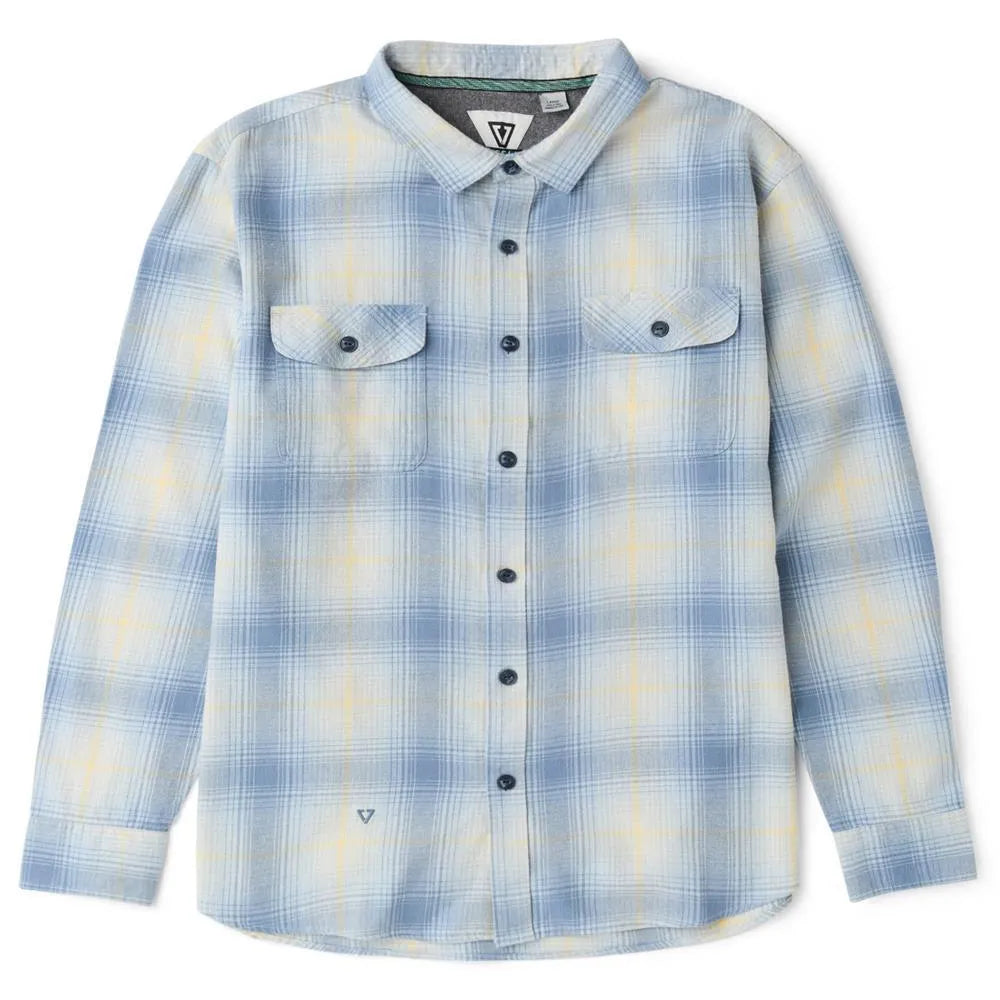 Vissla Mens Shirt Central Coast Eco Long Sleeve Flannel
