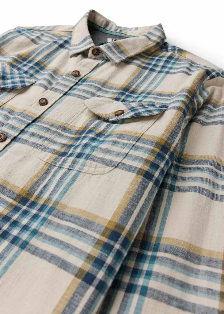 Vissla Mens Shirt Central Coast Eco Long Sleeve Flannel