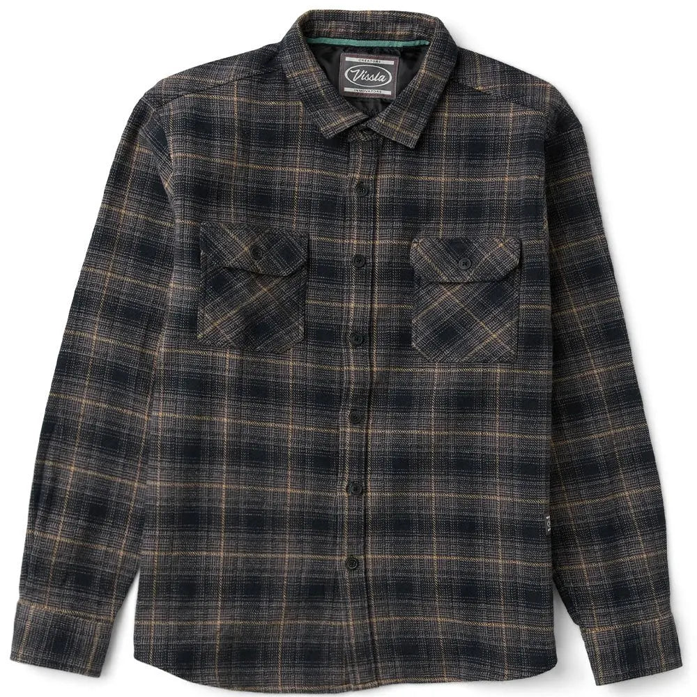Vissla Mens Shirt Creators Heavy Days Eco Long Sleeve Flannel