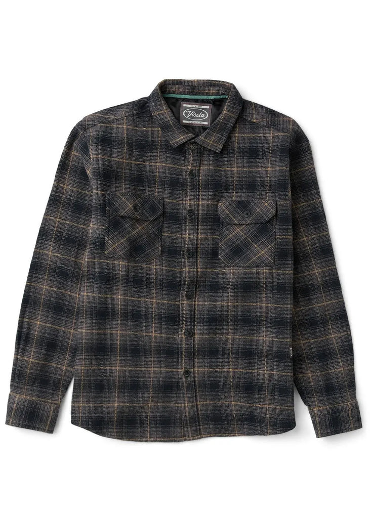 Vissla Mens Shirt Creators Heavy Days Eco Long Sleeve Flannel