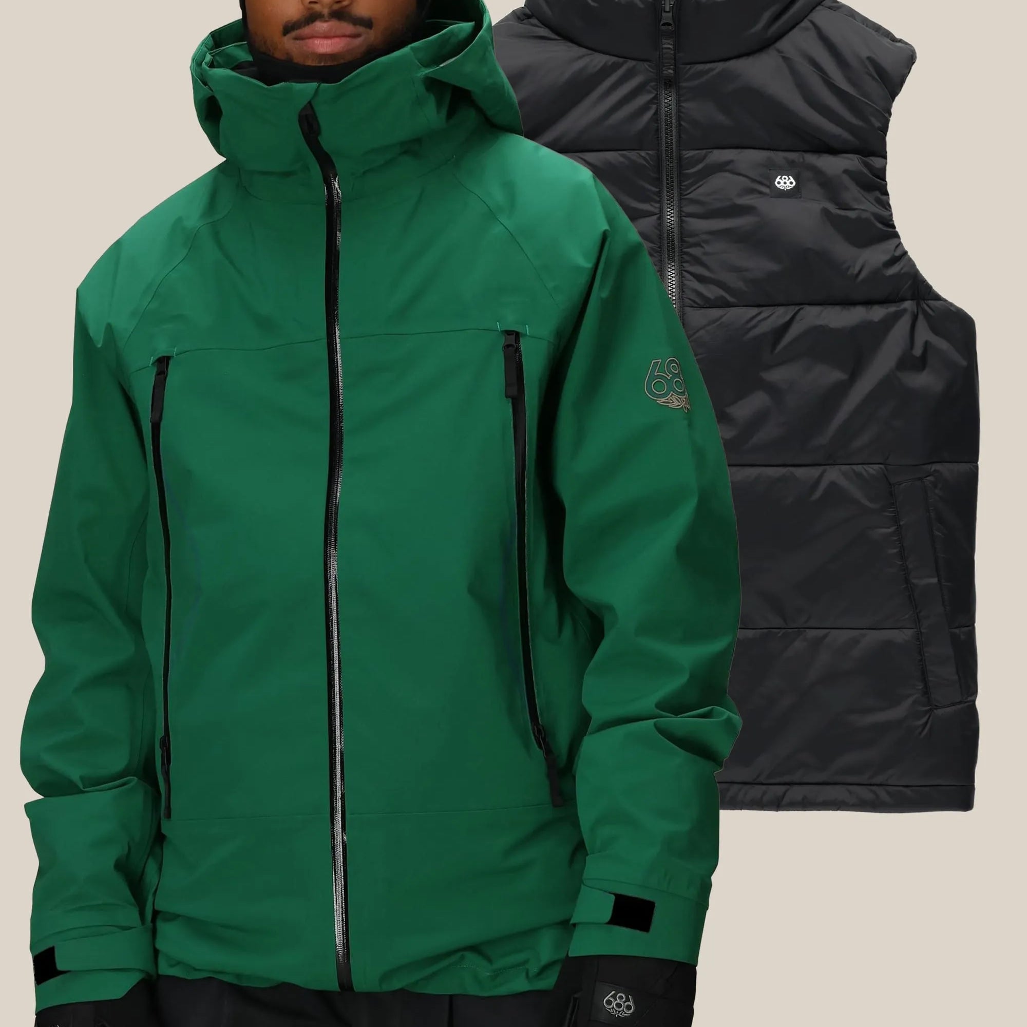 686 Mens Snow Jacket SMARTY 3-In-1 Rodeo 3L