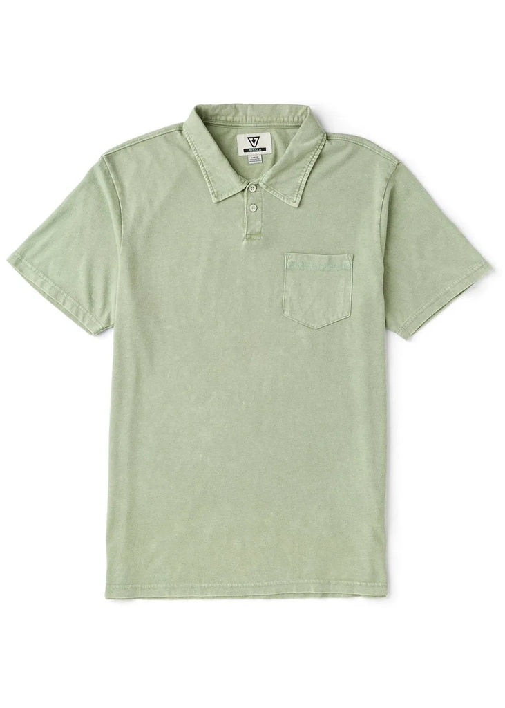 Vissla Mens Knit Solid Sets Cosmic Wash Polo