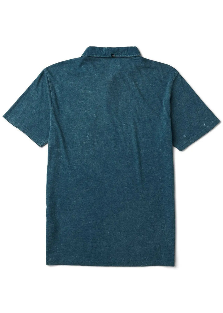 Vissla Mens Knit Solid Sets Cosmic Wash Polo