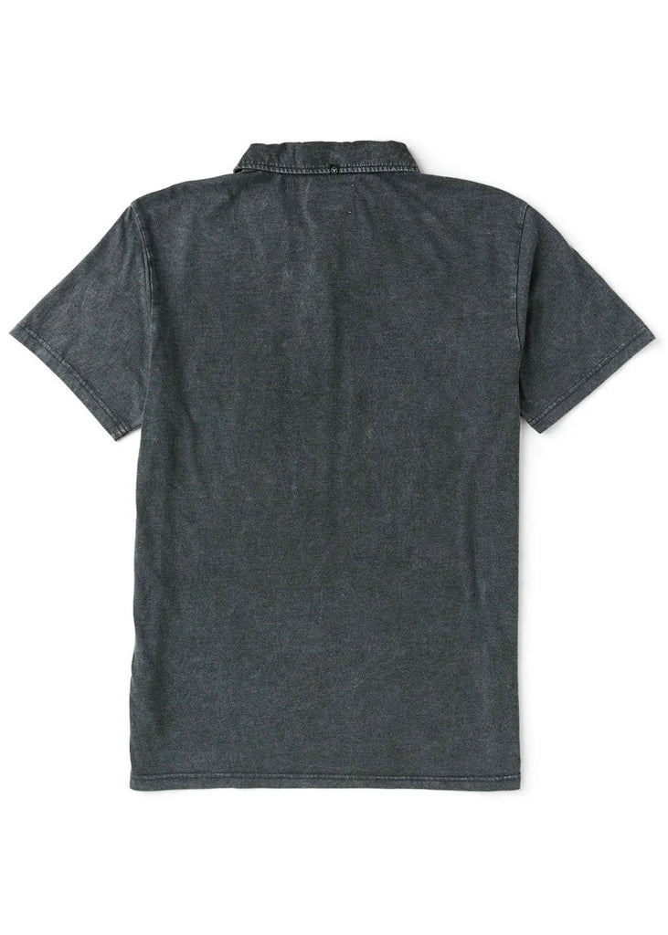 Vissla Mens Knit Solid Sets Cosmic Wash Polo