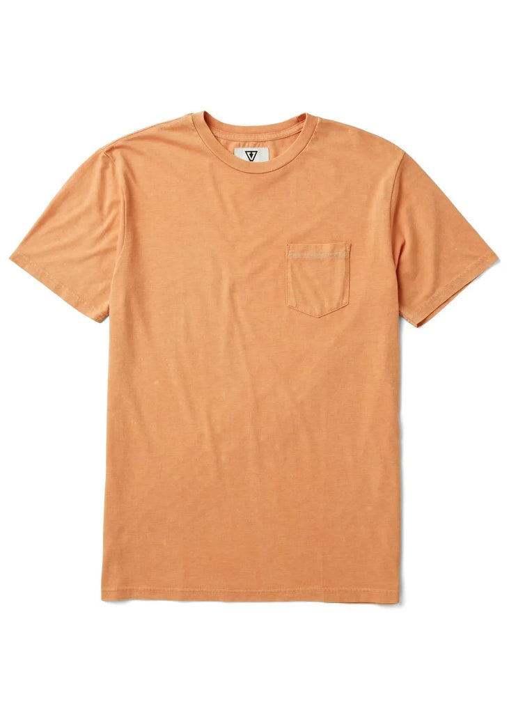 Vissla Mens Shirt Solid Sets Cosmic Wash Pocket Tee