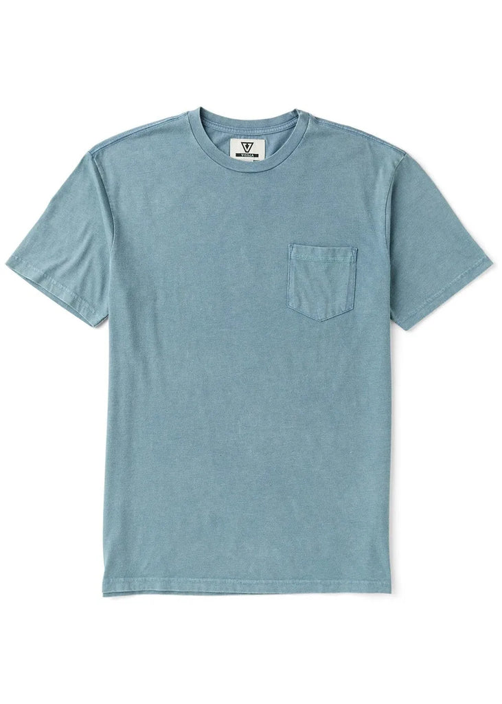 Vissla Mens Shirt Solid Sets Cosmic Wash Pocket Tee