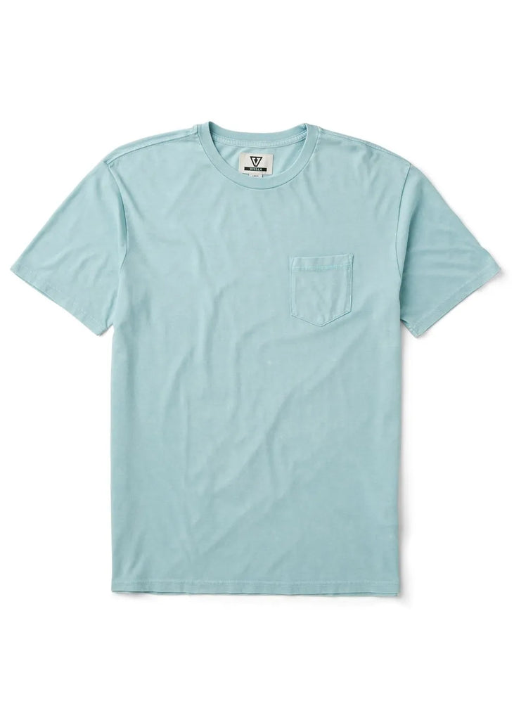 Vissla Mens Shirt Solid Sets Cosmic Wash Pocket Tee